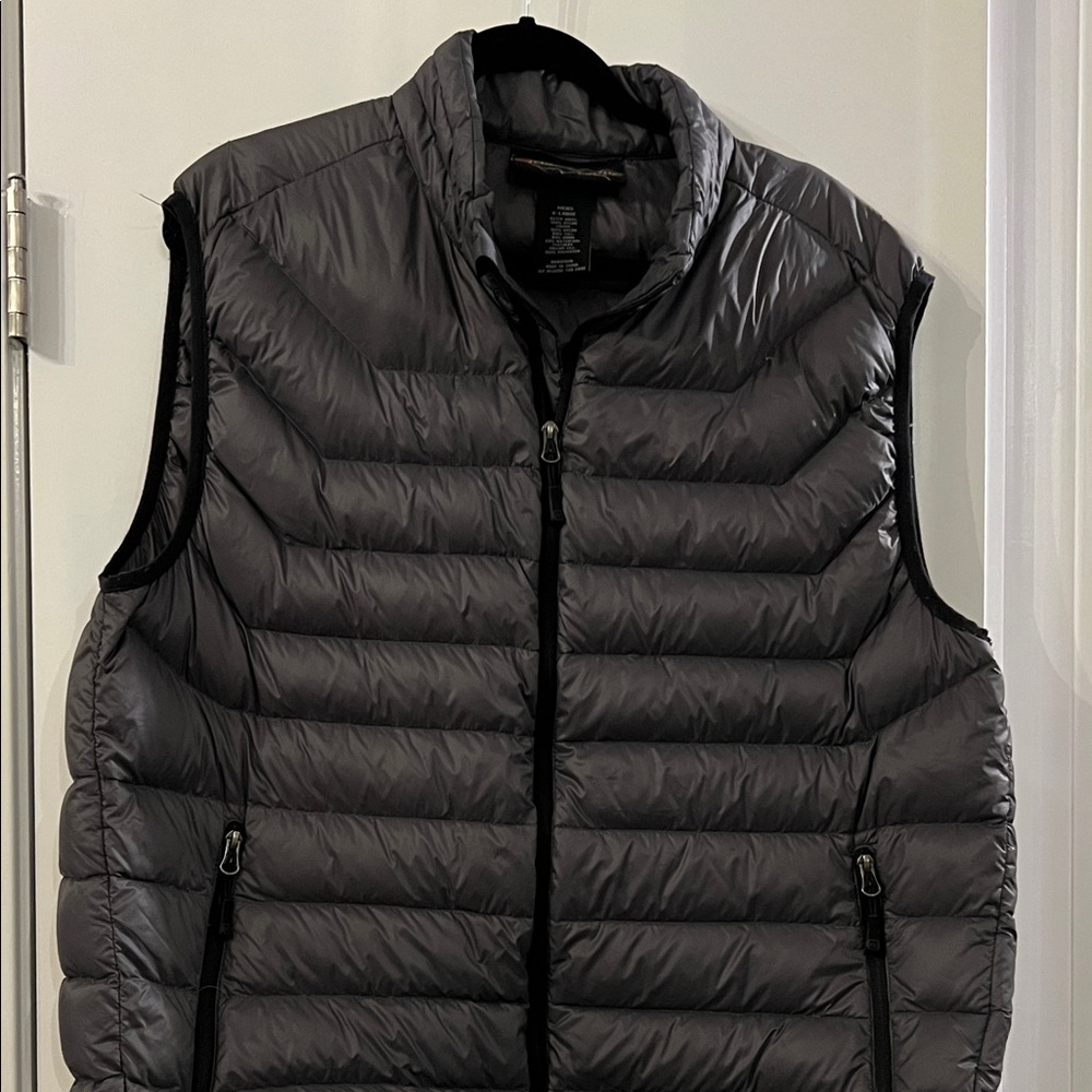 Free Country Men's Charcoal Puffer Vest